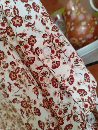 Blusa floral Moda Mujer Cortefiel Talla XL