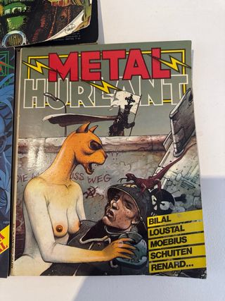 pack 3 mítica revista Métal Hurlant