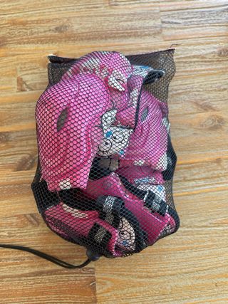 Protecciones Patines Niña Rosas