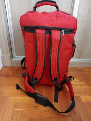 Mochila - Maletin de viaje Rojo y Negra