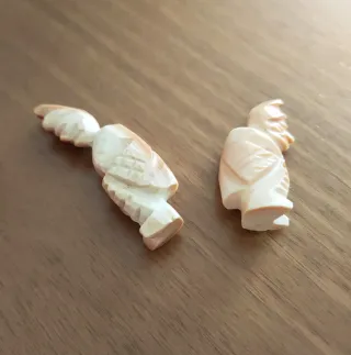 Gobbetti portafortuna in cammeo