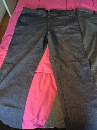 Pantalón Hugo Boss Gris Slim Fit