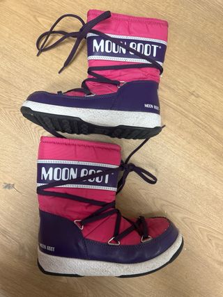 Botas de nieve Moon Boot niña rosa y morado