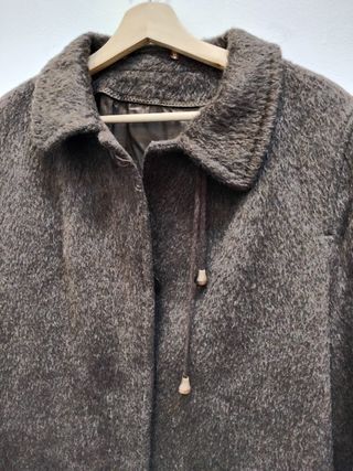 Abrigo Vintage Mujer 90% Llama Mohair Artein