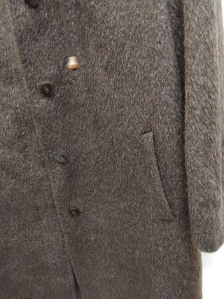 Abrigo Vintage Mujer 90% Llama Mohair Artein