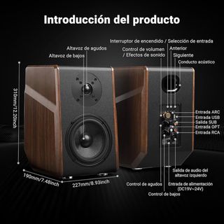 AIYIMA S700 Altavoces Bluetooth 100W
