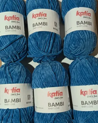 Ovillo Katia Bambi Baby Love azul