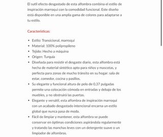 Alfombra 120x180cm NUEVA