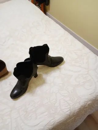 Botines de piel