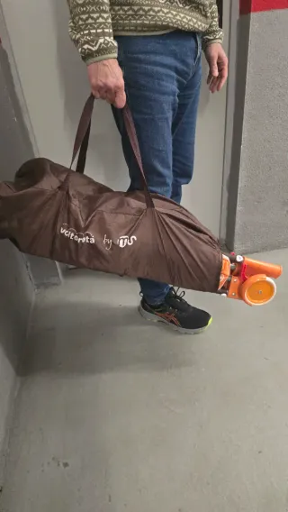 Cuna de camping plegable