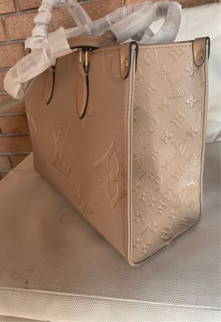 Borsa Louis Vuitton Beige Donna