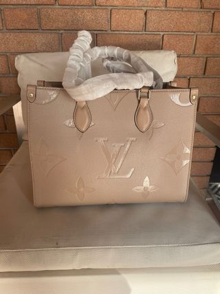 Borsa Louis Vuitton Beige Donna