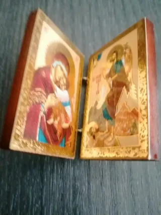 Icono religioso madera estilo Ortodoxo