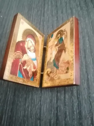 Icono religioso madera estilo Ortodoxo
