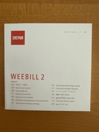 Zhiyun Weebill-2 para reparar/piezas