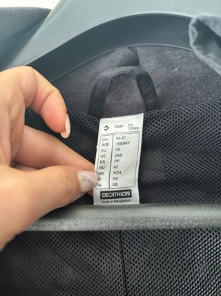 Giacca Impermeabile Donna Quechua MH100 Nera