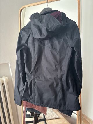 Giacca Impermeabile Donna Quechua MH100 Nera