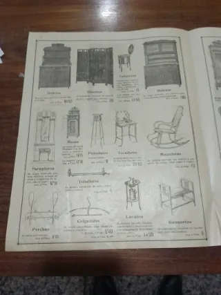Catálogos comerciales principios siglo XX