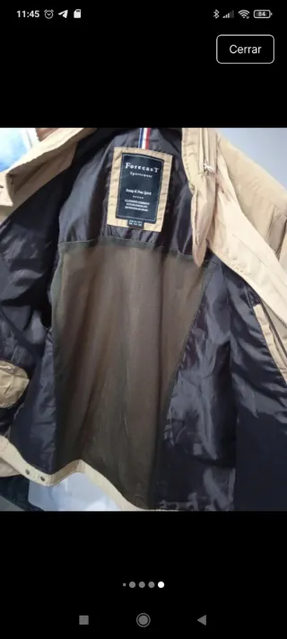 Parka Forescast Hombre Talla 56 Beige