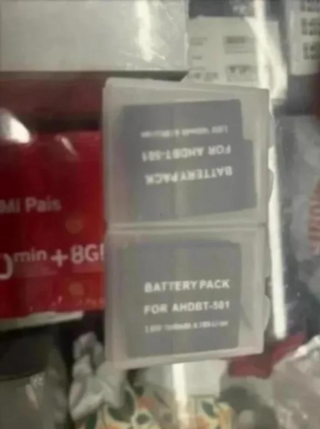 2 Baterías AHDBT-501 GoPro Hero 5/6/7/8