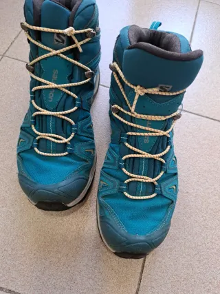Zapatillas Salomon x ultra 3 mid gtx w nr40 usadas