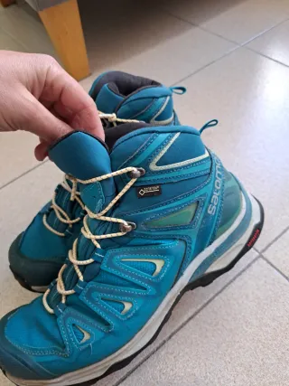 Zapatillas Salomon x ultra 3 mid gtx w nr40 usadas