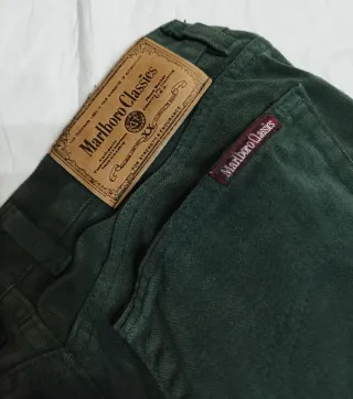Pantaloni Marlboro Classics Uomo Tg 46-48 Verde