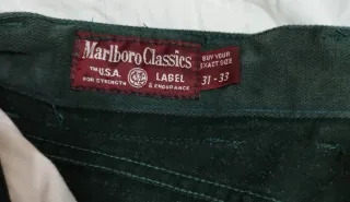 Pantaloni Marlboro Classics Uomo Tg 46-48 Verde
