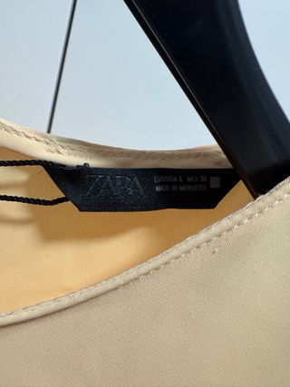 Camisa Zara amarilla