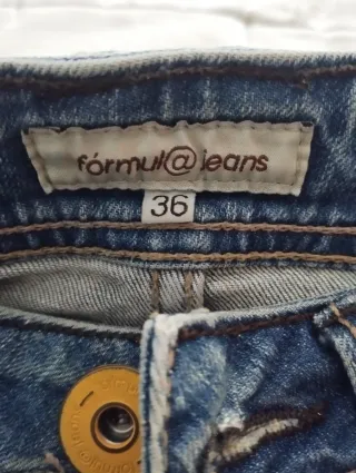 Pantalón vaquero mujer azul