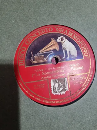 Lotto Raro Dischi 78 Giri Enrico Caruso Inni