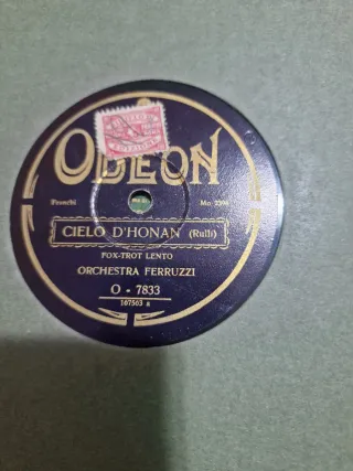 Lotto Raro Dischi 78 Giri Enrico Caruso Inni