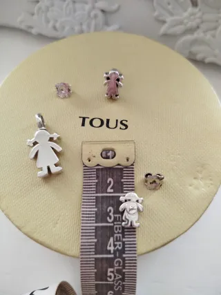 Conjunto Tous Plata Niña Colgante y Pendientes