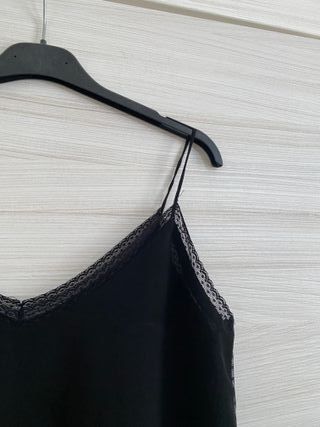 Zara S Canotta pizzo Donna