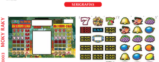 SERIGRAFIA RETRO-MAQUINA TRAGAPERRAS