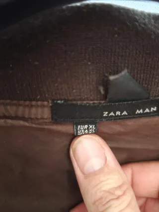 Cazadora bomber Zara marrón