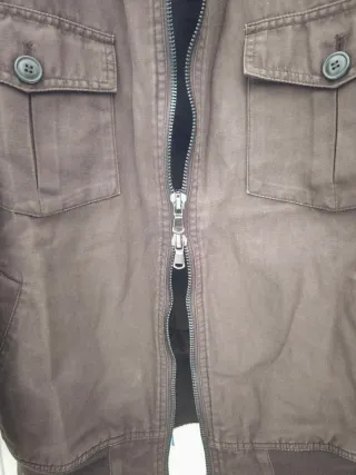 Cazadora bomber Zara marrón