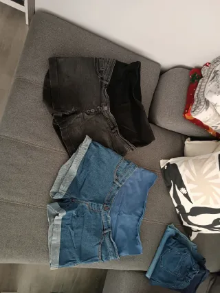 Lote de Pantalones premamá T42 y T44