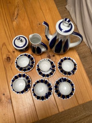 Juego de café Sargadelos 6 servicios