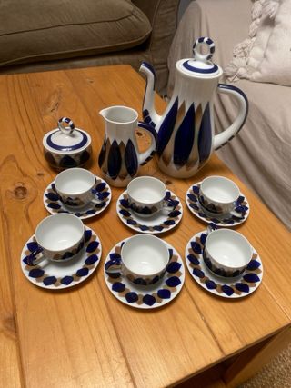 Juego de café Sargadelos 6 servicios