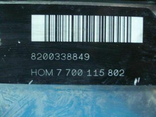 Centralita del motor Renault Kangoo R04010034D DCU3R 8200338849 HOM 7700115802