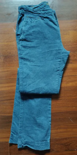 Pantalón de hombre azul, talla 40