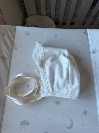 Pelele Bautizo Blanco con Capota