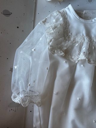 Pelele Bautizo Blanco con Capota