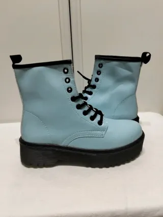 Stivaletti donna azzurri n.38