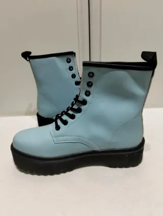 Stivaletti donna azzurri n.38