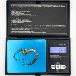 Pulsera Oro 18K, 5.59gr, 16cm