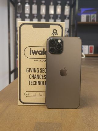 IPHONE 12 PRO 128GB GRAFITO 100% BATERÍA.,.