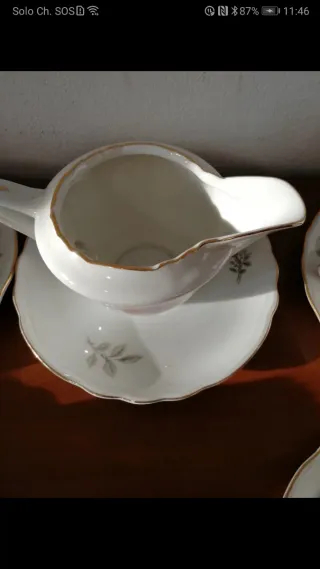 Servizio da tè Durken in porcellana