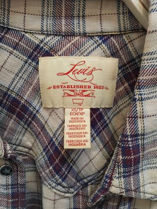 Camisa Vaquera Levi's Mujer Franela Cuadros